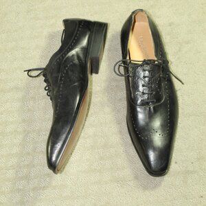 NEW Paul Smith Men's 12 / 45 Black Leather Oxfords Shoes Made in Italy